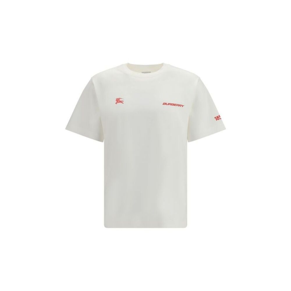 Burberry White Cotton Men's T-Shirt